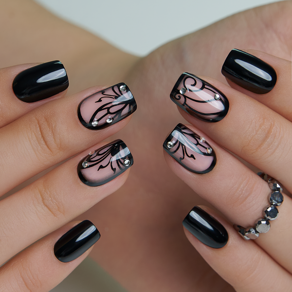 24 Stück/Set Aufdrücknägel DZ384-B7