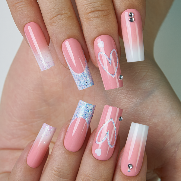 15 Sizes-30 Pcs Acrylic Press On Nails X004VU88S7