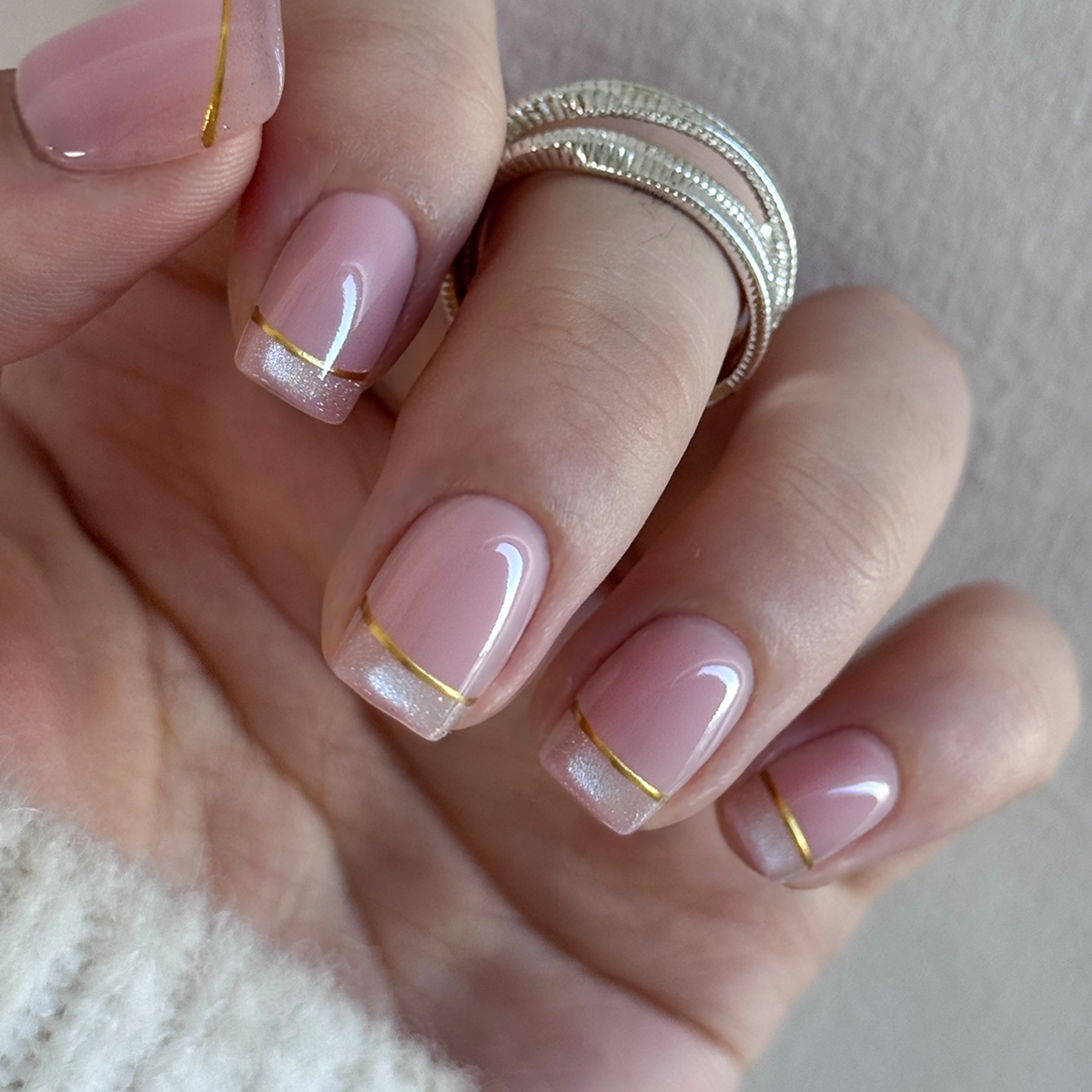 Blush Glitz – S Squoval