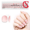 French Tips 300Pcs |15 Sizes |10 Sets Long Square Nail