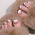 Press On Toe nails Set 24pcs/12 sizes XNT157