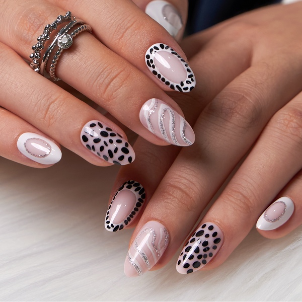 15 Größen - 30 Stück Acryl-Press-On-Nägel A354