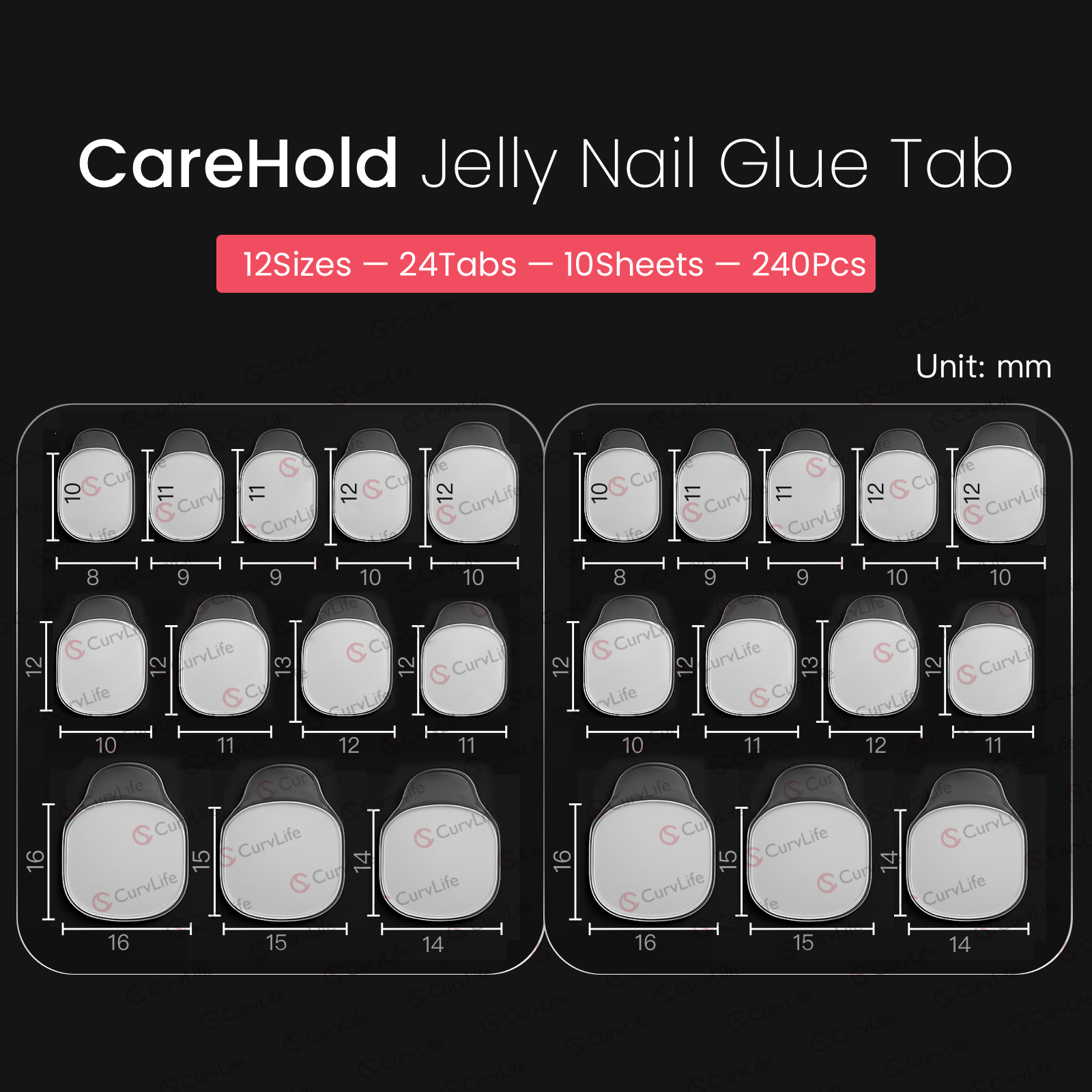 CareHold Nails Tabs