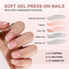 Gel Press On Nails 16 Sizes-32 Pcs Kit XNFS124