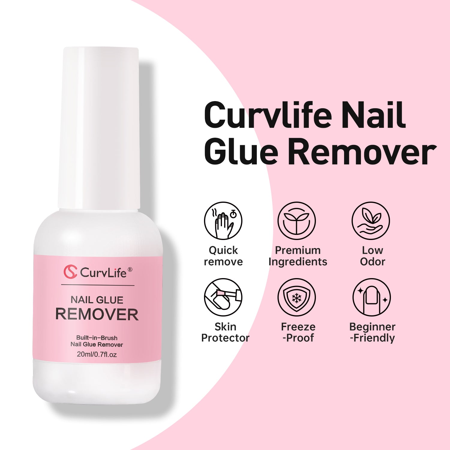 Nail Glue Remover and Remove Press on Nails Glue