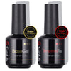 15ml No Wipe Gel Top Coat and Base Coat