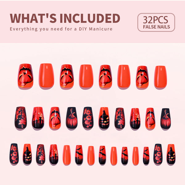 Gel Press On Nails 16 Sizes-32 Pcs Kit X004SHH9KB