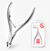 Nagelhautzange Nagel Maniküre Nagelhautschere Clippers Trimmer Dead Skin Remover Pediküre Edelstahl Cutters Tool