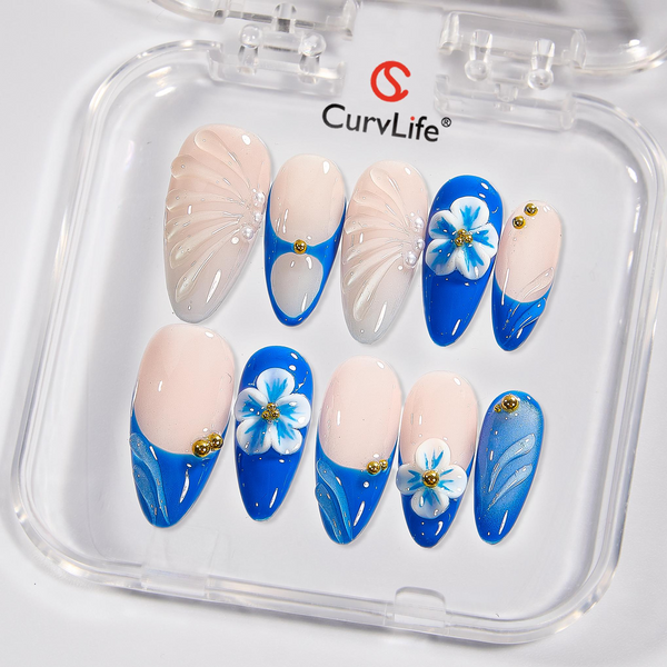 Handmade·Azure Petal