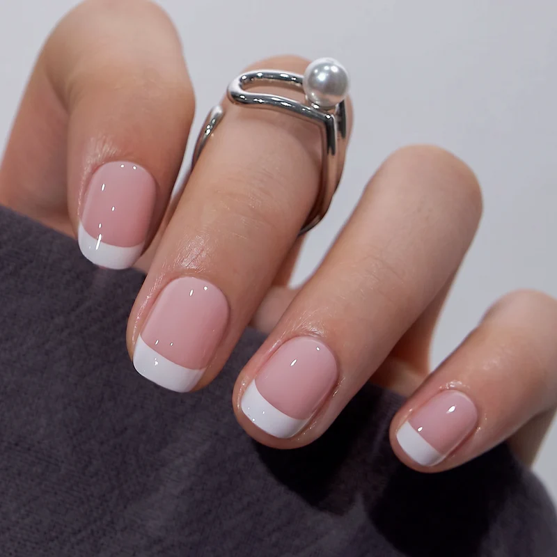 Blush French Mani Pedi
