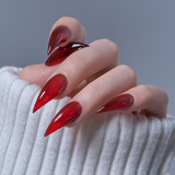 Ruby Glass - L Cat Claw nail