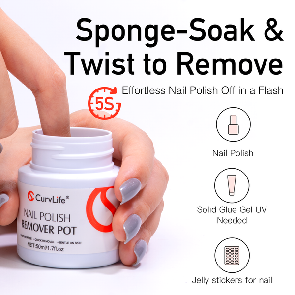Nail Polish Remover Pot