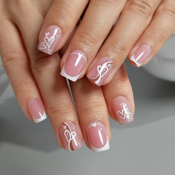 24 Stück/Set Press-On-Nägel YS391