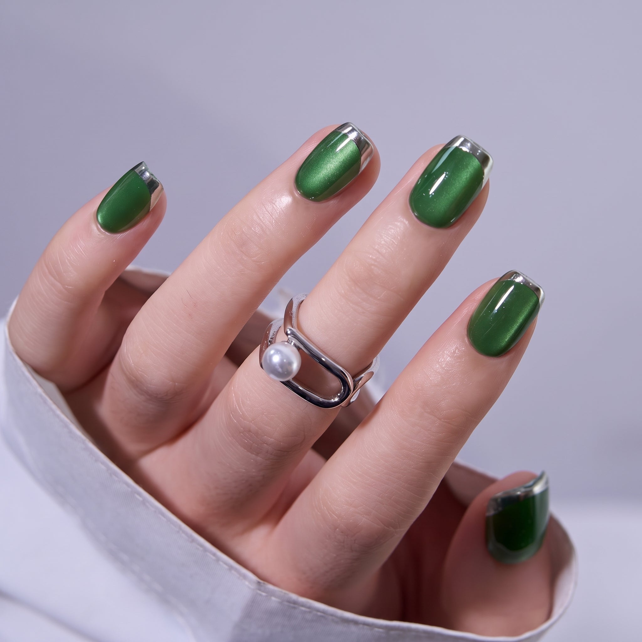 Emerald Aura - S Squoval