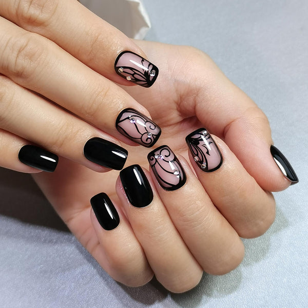 24 Stück/Set Aufdrücknägel DZ384-B7