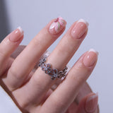 Floral Bliss – S Squoval