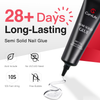 Semi-solid glue New Upgrade Super Strong Quick drying with remover kit for nails