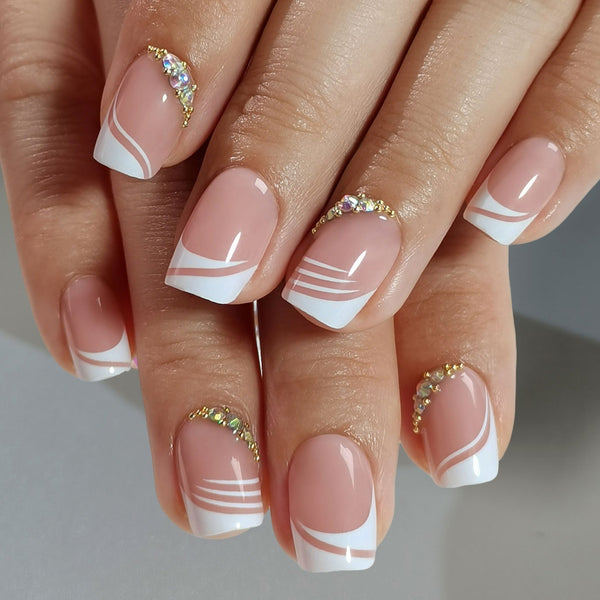 Gel Press On Nails 16 Sizes-32 Pcs KitX003TYHXJB