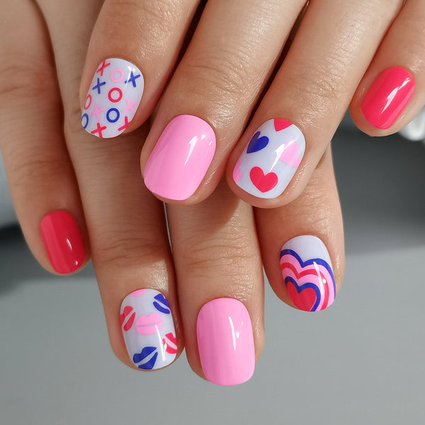 Gel Press On Nails 16 Sizes-32 Pcs Kit X004WA8W5Z