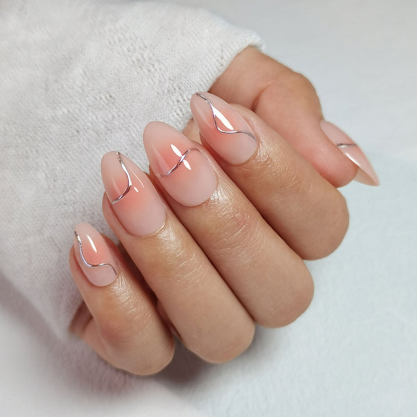 15 Größen - 30 Stück Acryl-Press-On-Nägel XN3DPH027