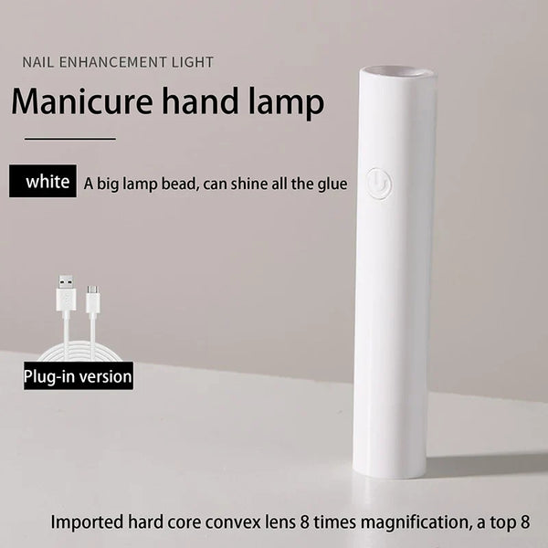 1 Stück tragbarer Mini-Nageltrockner, UV-Härtungslampe