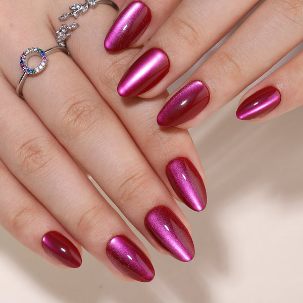 Gel-Press-On-Nägel, 16 Größen, 32-teiliges Set, XNMY206