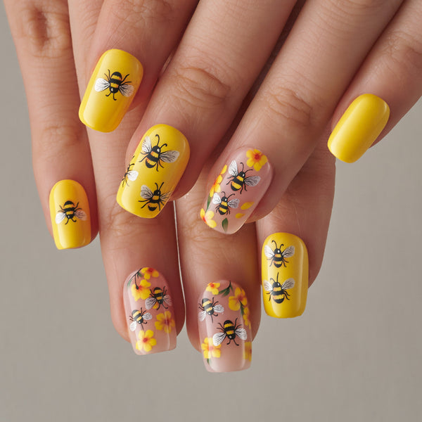 Gel Press On Nails 16 Sizes-32 Pcs Kit X004LBNHAP