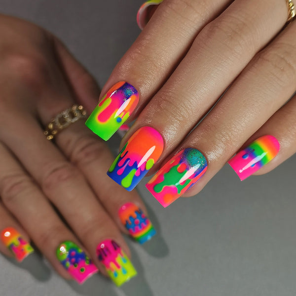 Gel-Press-On-Nägel, 16 Größen, 32-teiliges Set, X004LBOO2Z