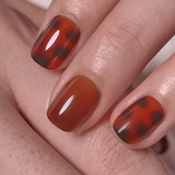 Jelly Glaze - Mocha Leopard - RS Squoval