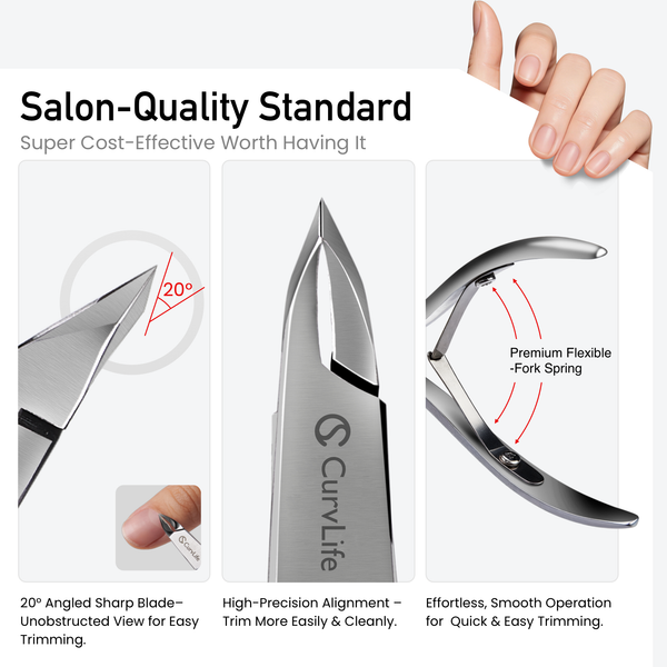 Nagelhautzange Nagel Maniküre Nagelhautschere Clippers Trimmer Dead Skin Remover Pediküre Edelstahl Cutters Tool