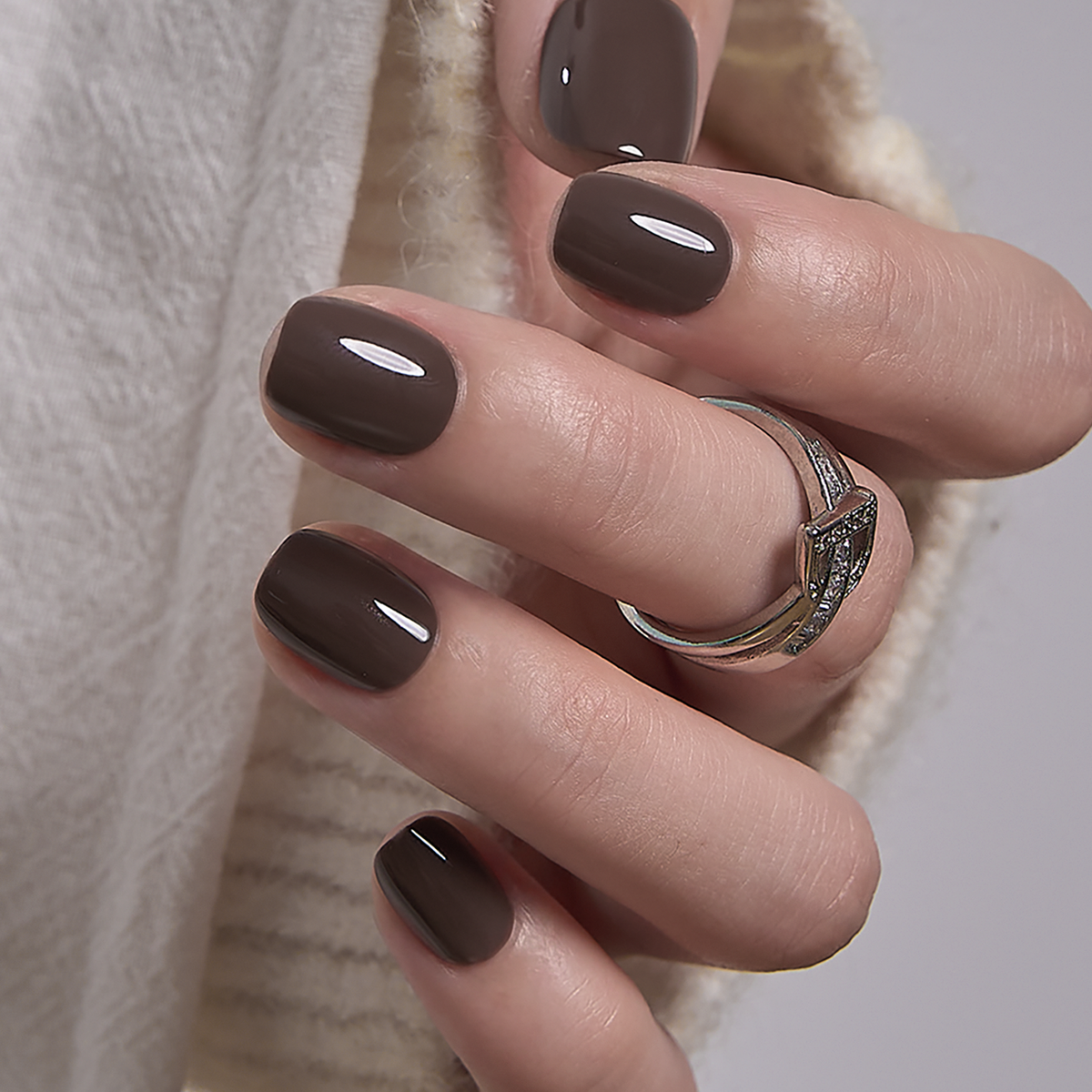 Umber Satin - RS Squoval