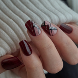 Elegant Lady Red – M Squoval