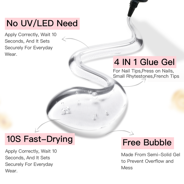 Halbfester Kleber. Neues Upgrade. Superstark. Schnelltrocknend. Mit Entferner-Set.