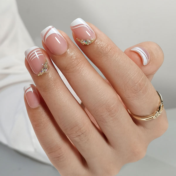 Gel Press On Nails 16 Sizes-32 Pcs KitX003TYHXJB