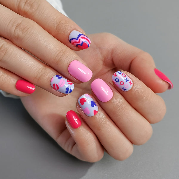 Gel Press On Nails 16 Sizes-32 Pcs Kit X004WA8W5Z