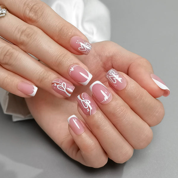 24 Stück/Set Press-On-Nägel YS391