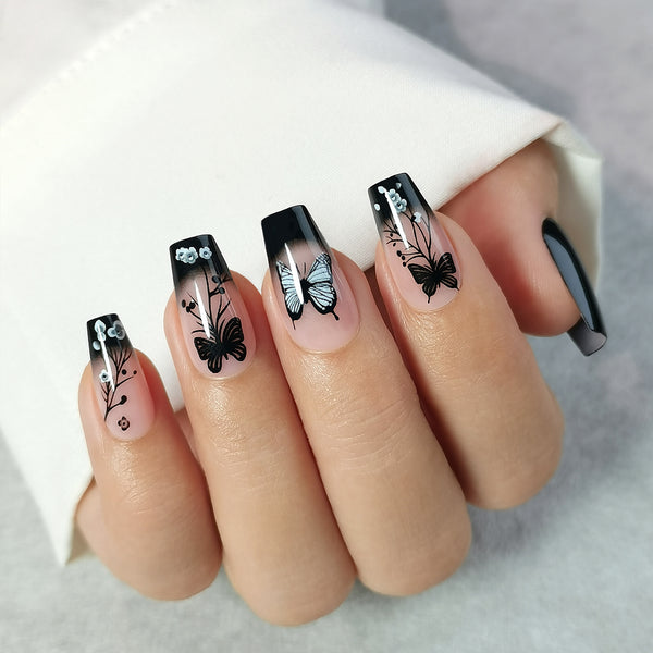 Gel Press On Nails 16 Sizes-32 Pcs Kit X004SWIREX