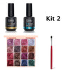 16 Farben Solides Nagelgel-Set9