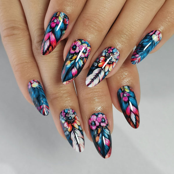 Gel-Press-On-Nägel, 16 Größen, 32-teiliges Set, X004LPXOLN