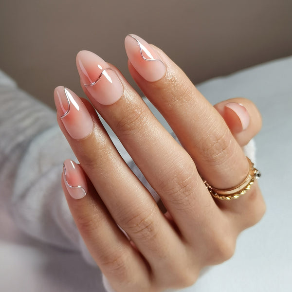 15 Größen - 30 Stück Acryl-Press-On-Nägel XN3DPH027