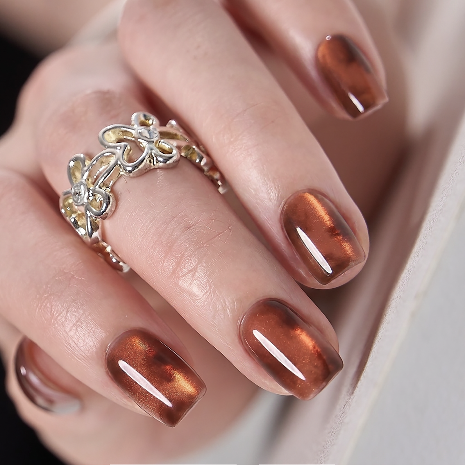 Mahogany Veil - S Squoval