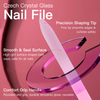 Gentle Glass Nail File for Natural Nails– Crystal Nano Filer, Smooth & Non-Damaging