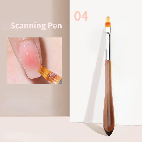 Gebeizter Stift Halo Dye Painting Gradient Rundkopf Spezieller Phototherapie-Stift