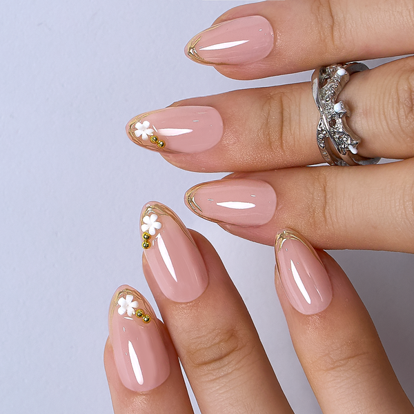 15 Größen - 30 Stück Acryl-Press-On-Nägel A449-1