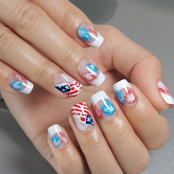 Gel-Press-On-Nägel, 16 Größen, 32-teiliges Set, X004NQ5T2R