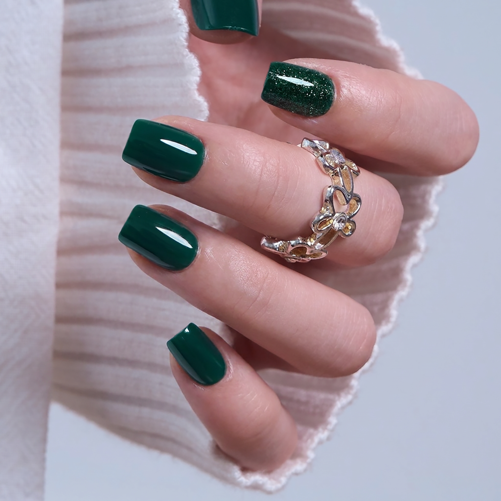 Jade Dazzle - S Squoval