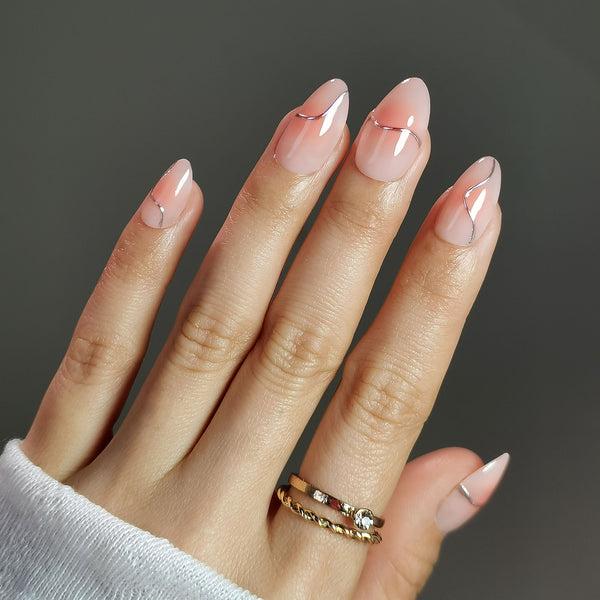 15 Größen - 30 Stück Acryl-Press-On-Nägel XN3DPH027