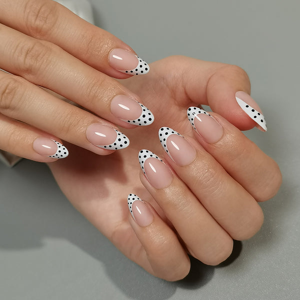 15 Größen - 30 Stück Acryl-Press-On-Nägel A449-1