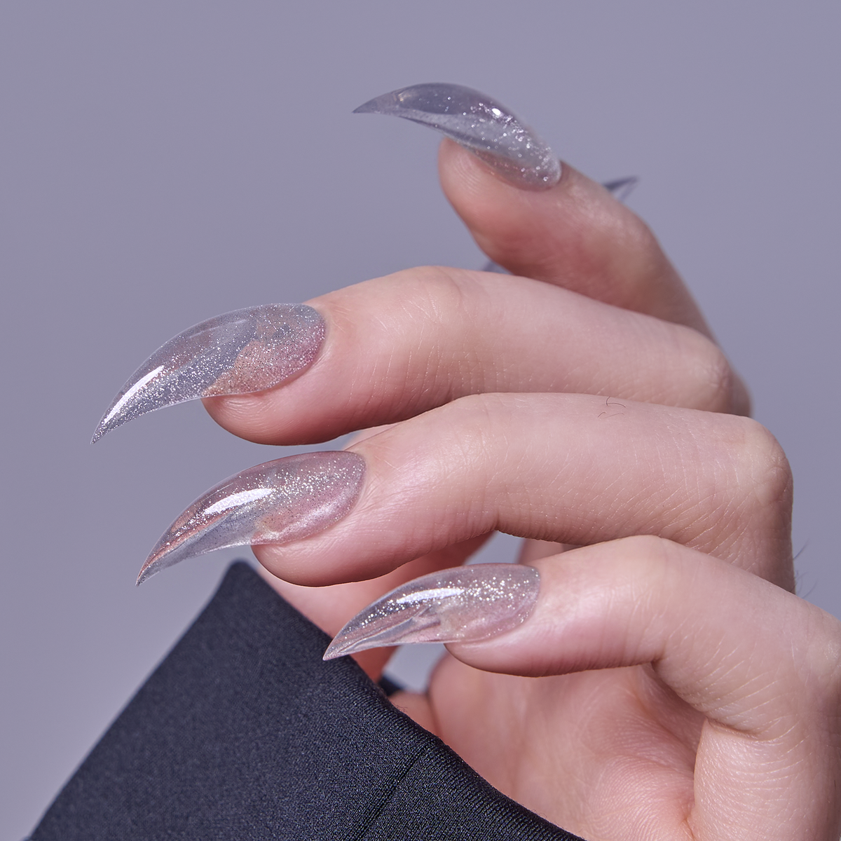 Crystal Veil - L Cat Claw nail