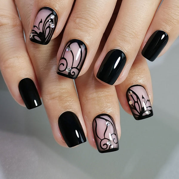 24 Stück/Set Aufdrücknägel DZ384-B7